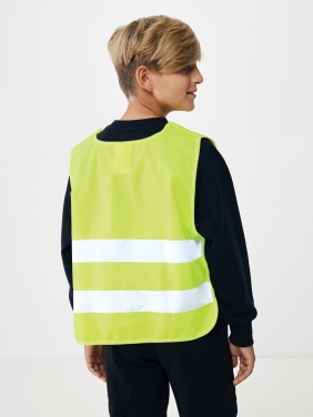 Logotrade corporate gift image of: GRS recycled PET high-visibility safety vest 7-12 years