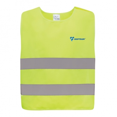Logo trade business gifts image of: GRS recycled PET high-visibility safety vest 7-12 years