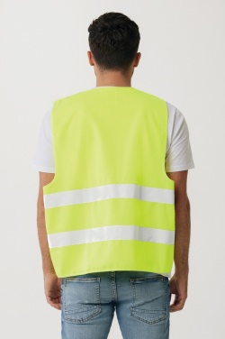 Logo trade corporate gifts picture of: GRS recycled PET high-visibility safety vest