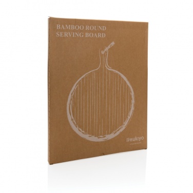 Logotrade promotional item image of: Ukiyo bamboo round serving board