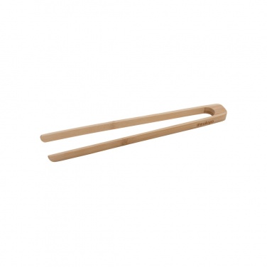 Logo trade promotional gift photo of: Ukiyo bamboo serving tongs
