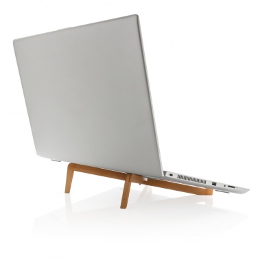 Logotrade promotional merchandise image of: Bamboo portable laptop stand