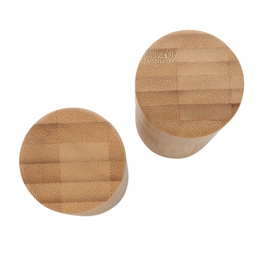 Logo trade promotional products picture of: Ukiyo bamboo salt and pepper mill set