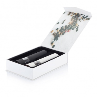 Logo trade promotional merchandise picture of: Electric pepper and salt mill set