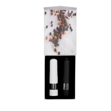 Logo trade promotional items picture of: Electric pepper and salt mill set