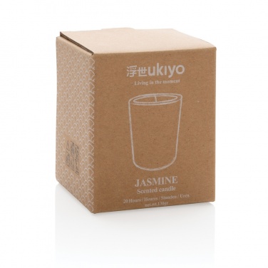 Logo trade promotional merchandise photo of: Ukiyo small scented candle in glass