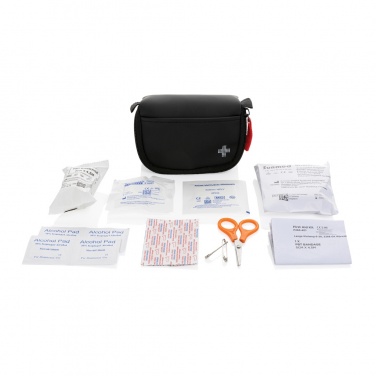 Logotrade business gift image of: RCS recycled nubuck PU pouch first aid set mailable