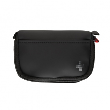 Logo trade business gifts image of: RCS recycled nubuck PU pouch first aid set mailable