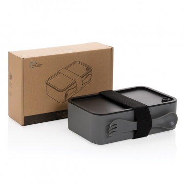Logotrade advertising product image of: GRS recycled PP lunch box with spork