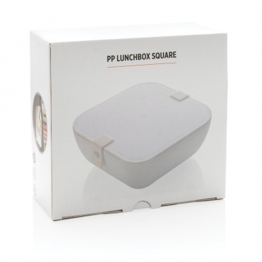 Logo trade corporate gifts image of: PP lunchbox square