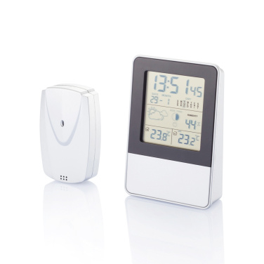 Logo trade promotional gifts image of: Indoor/outdoor weather station