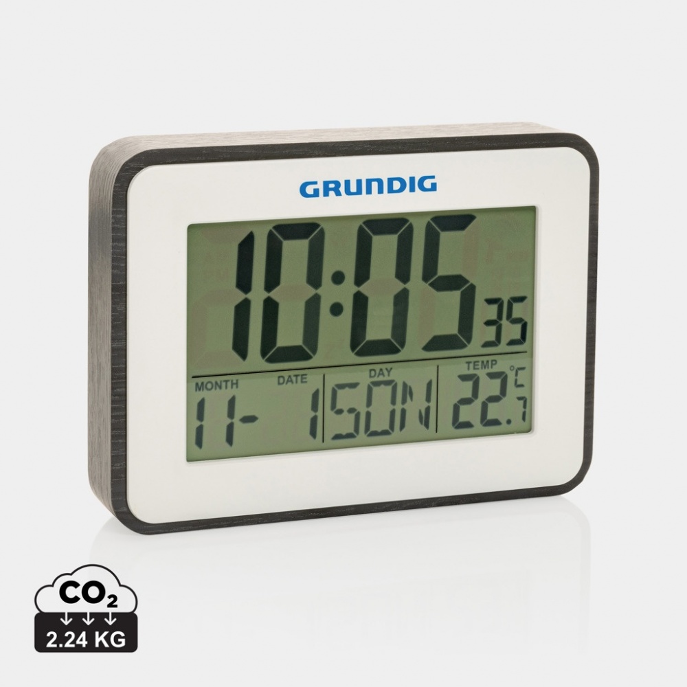Logotrade corporate gift picture of: Grundig weatherstation alarm and calendar