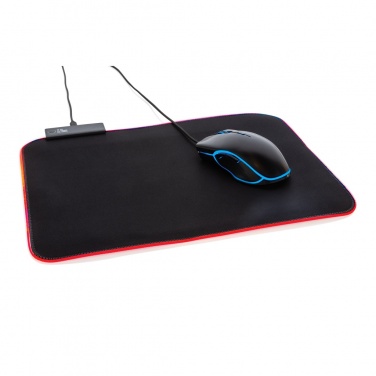 Logo trade corporate gifts image of: RGB gaming mousepad