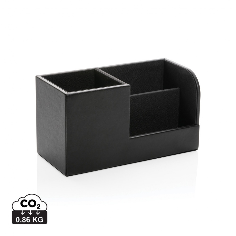 Logo trade promotional gift photo of: Swiss Peak RCS recycled PU Desk organiser