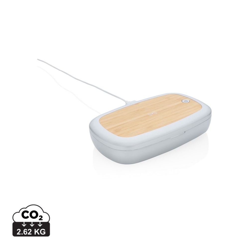 Logo trade corporate gift photo of: Rena UV-C steriliser box with 5W wireless charger