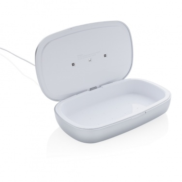 Logo trade promotional items picture of: Rena UV-C steriliser box with 5W wireless charger