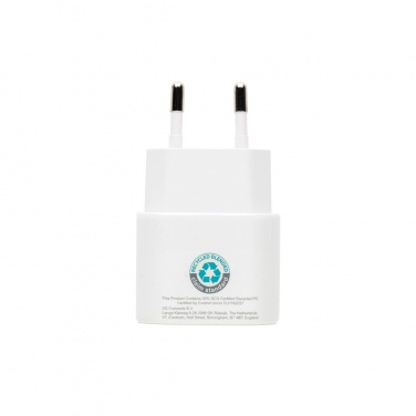 Logotrade promotional product picture of: Boost RCS reycled PET 20W type C 2 pcs charging set