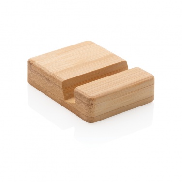 Logo trade advertising product photo of: Bamboo phone stand XD