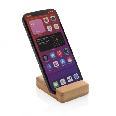 Logotrade promotional items photo of: Bamboo phone stand XD