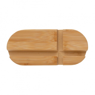 Logo trade promotional item photo of: Bamboo tablet and phone holder