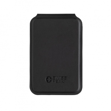 Logo trade promotional item photo of: Magstand RCS recycled PU magnetic phone wallet with stand