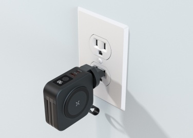 Logo trade promotional giveaways picture of: Urban Vitamin Saratoga 5 in 1 universal charger