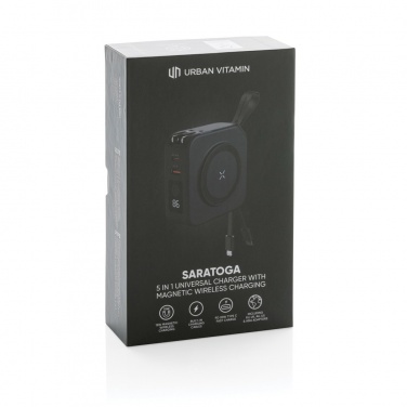 Logotrade promotional product picture of: Urban Vitamin Saratoga 5 in 1 universal charger