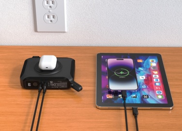 Logotrade promotional giveaway picture of: Urban Vitamin Oxnard 5 in 1 65W universal charger