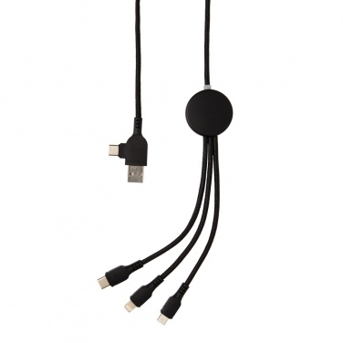 Logo trade promotional gifts picture of: Light up logo 6-in-1 cable