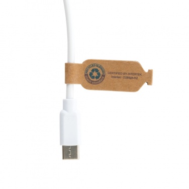 Logo trade corporate gift photo of: RCS recycled plastic Ontario 6-in-1 cable