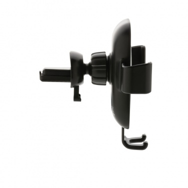 Logo trade business gift photo of: RCS recycled plastic 10W wireless charging car holder