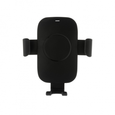 Logo trade promotional items image of: RCS recycled plastic 10W wireless charging car holder