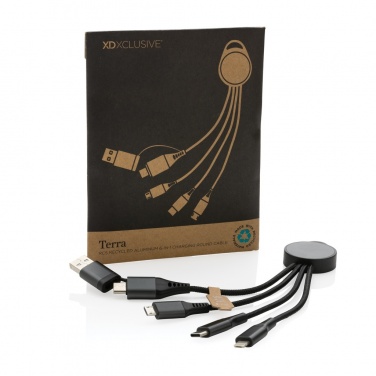 Logotrade promotional giveaway picture of: Terra RCS recycled aluminium 6-in-1 charging cable