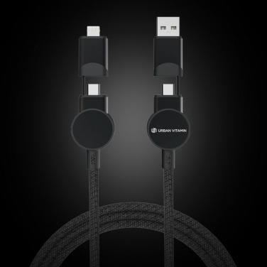 Logotrade promotional products photo of: Oakland RCS recycled plastic 6-in-1 fast charging 45W cable