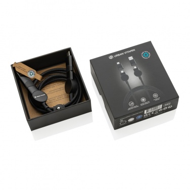 Logotrade business gift image of: Oakland RCS recycled plastic 6-in-1 fast charging 45W cable