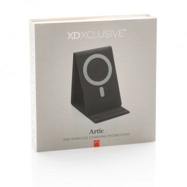 Logotrade promotional gifts photo of: Artic Magnetic 10W wireless charging phone stand