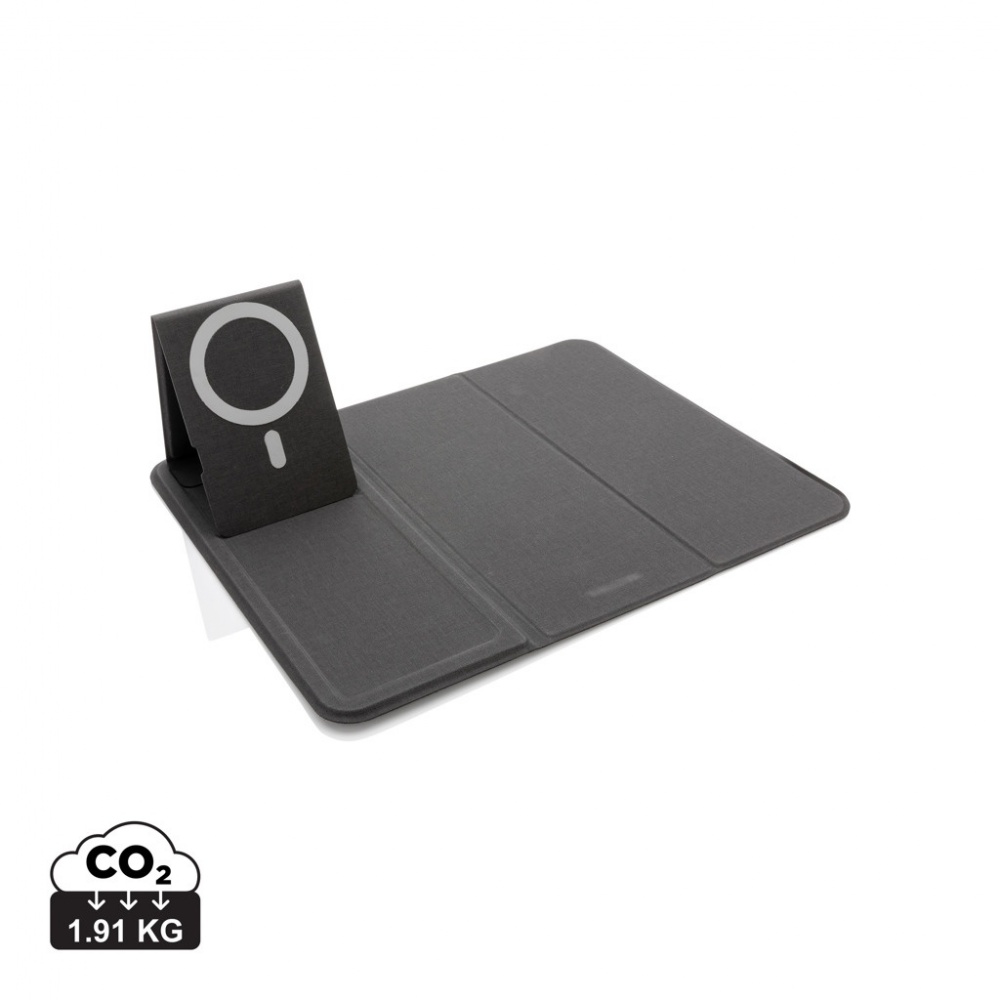 Logo trade promotional products picture of: Artic Magnetic 10W wireless charging phonestand