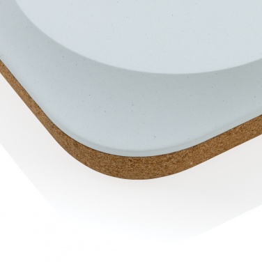 Logo trade business gift photo of: Oregon RCS recycled plastic and cork 10W wireless