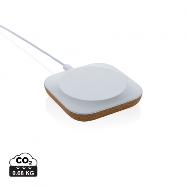 Logo trade promotional products picture of: Oregon RCS recycled plastic and cork 10W wireless