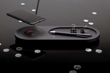 Logo trade corporate gifts picture of: Encore 10W wireless charging valet tray