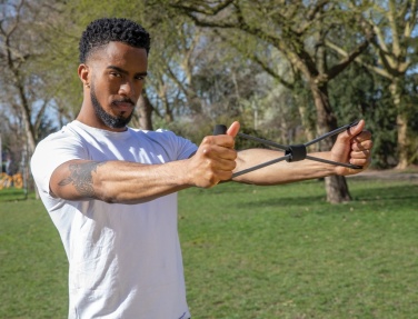 Logo trade promotional item photo of: Fitness 8 shape exercise band in pouch