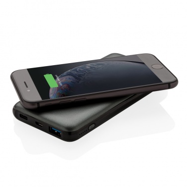 Logotrade promotional item image of: 10.000 mAh Fast Charging 10W Wireless Powerbank with PD