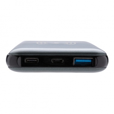 Logo trade promotional giveaways image of: 10.000 mAh Fast Charging 10W Wireless Powerbank with PD