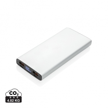Logotrade promotional merchandise picture of: Aluminium 18W 10.000 mAh PD Powerbank