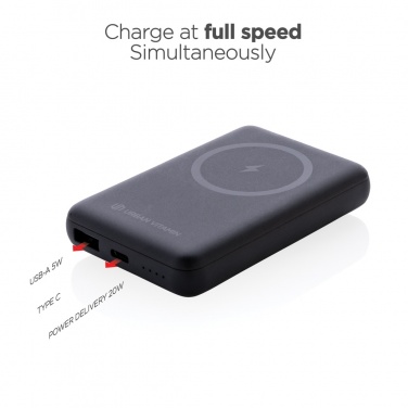 Logo trade promotional giveaways image of: Urban Vitamin Los Altos RCS rplastic 5000mah powerbank