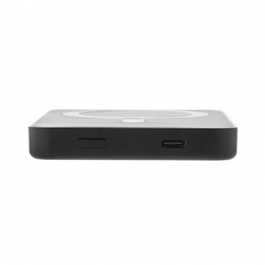 Logotrade corporate gift image of: Magnetix RCS recycled plastic 5000 mah magnetic powerbank
