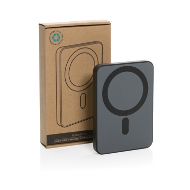 Logotrade promotional giveaways photo of: Magnetix RCS recycled plastic 5000 mah magnetic powerbank