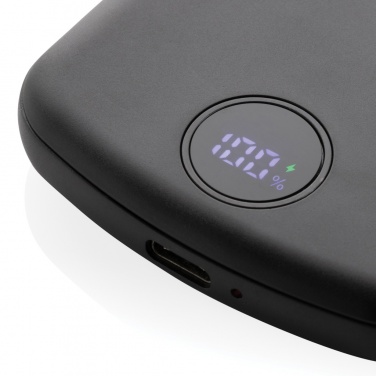 Logo trade business gifts image of: MagBoost RCS recycled plastic 5000 mah magnetic powerbank