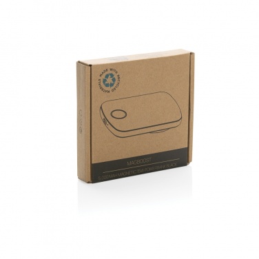 Logo trade promotional products picture of: MagBoost RCS recycled plastic 5000 mah magnetic powerbank
