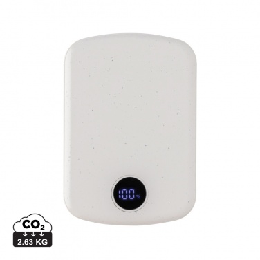 Logo trade promotional merchandise image of: MagBoost RCS recycled plastic 5000 mah magnetic powerbank